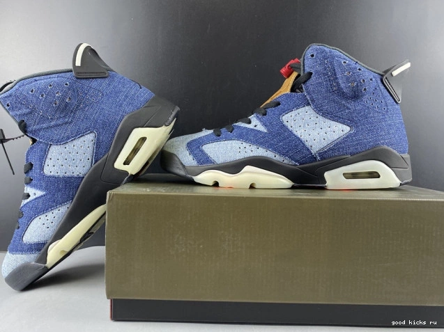 Denim Jordan CT5350-401 6 Washed Air 0817